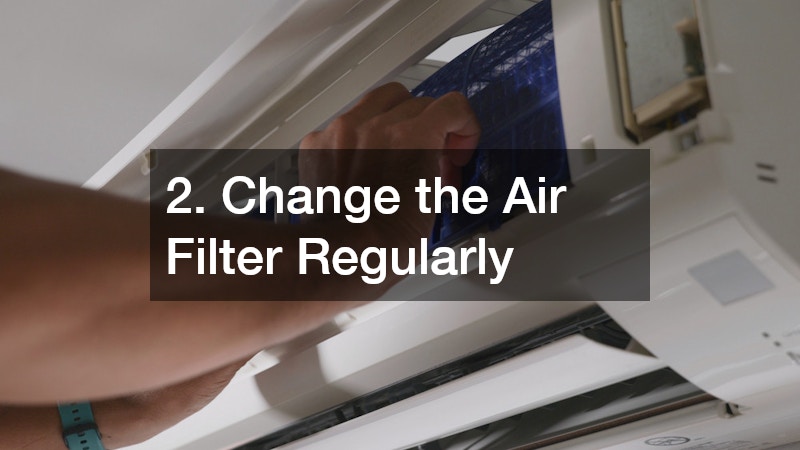 changing the air filter