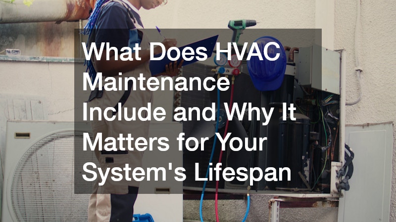 HVAC maintenance check